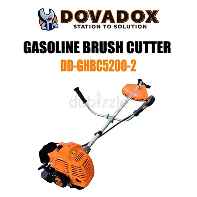 2strock
Good brand
Gasoline working
RevDovadox DD-GHBC5200-2 Gasoline Brush Cutter - 52cc, 2-Stroke