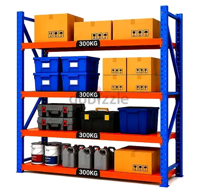 Medium Duty Storage Racks – (300kg UDL per Level)