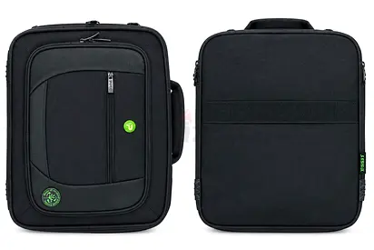 Black Compact Laptop Backpack / Carry-On Bag - Slim, Padded
