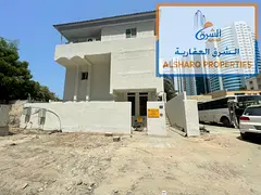 Al Bustan, Ajman | Commercial Building on Main Road | 2 Floors | 12 Rooms | 3 Halls | 6 Bathrooms |
