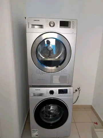 Samsung 8+8kg Front Load Washer and Tumble Dryer - Silver