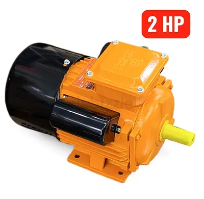 2 HP Single Phase Electric Motor - Good Condition