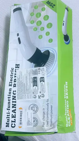 Handheld Electric Cleaning Brush - Multi-function, 25W (New in Box)