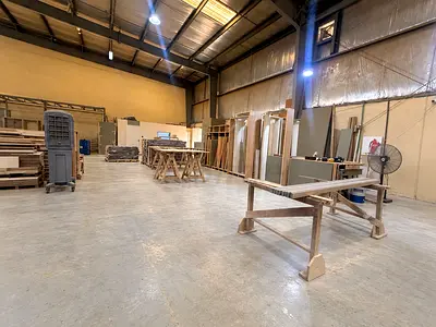 Complete Woodwork Workshop, All Machines and Tools