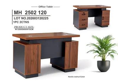 120*60 cm New wooden Office table available