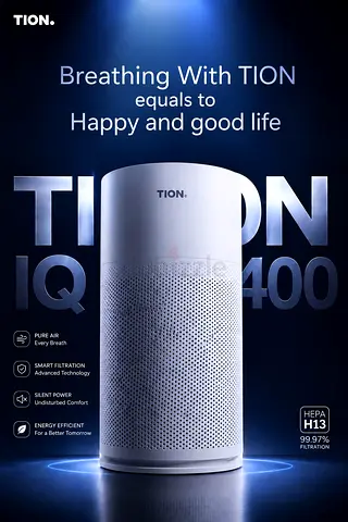 Tion IQ400 HEPA Air Purifier - Excellent Condition