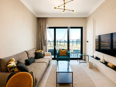 Furnished 1BR Apartment | Binghatti Creek | Balcony & Creek View