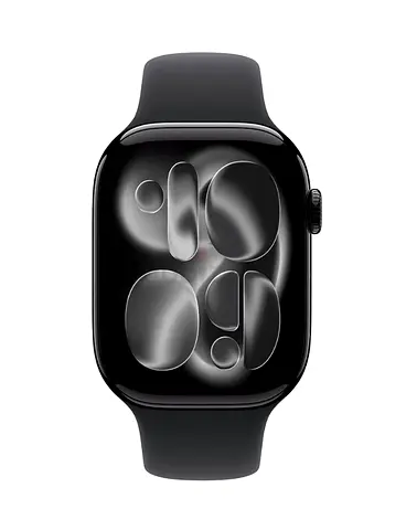 Apple Watch Series 11 (GPS) 46mm – Jet Black (Sealed Box + Free Extra Strap!)