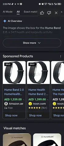 HumeHealth Hume Band 2.0 – Brand New Orignal No open the box company picking