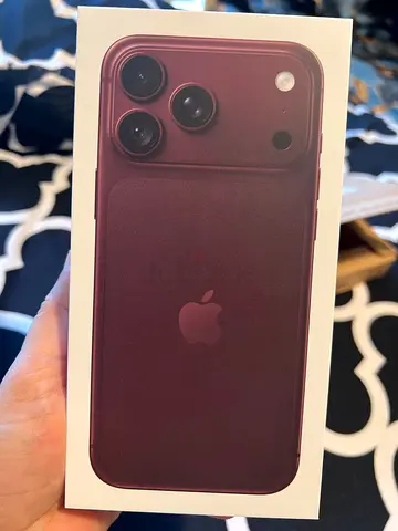 iPhone 18 Pro Max - 512GB | Burgundy Colour | Brand New