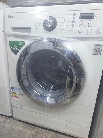 LG Front Load Washing Machine - 8kg, A+ Energy, Good Condition