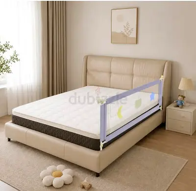 Foldable Bed Rail Guard for Toddler Safety - Easy Install
