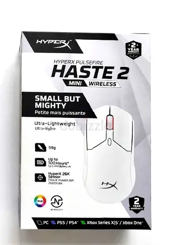HyperX Pulsefire Haste 2 Mini Wireless Gaming Mouse – Brand New Box Pack
