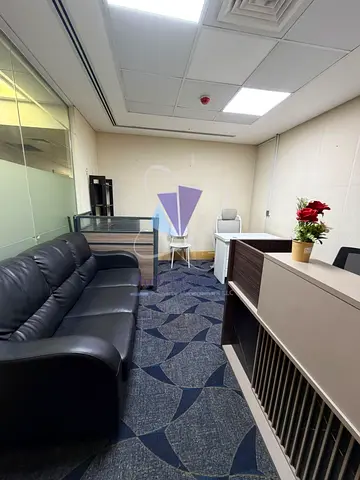 Prime Location | Close To Metro Station | Furnished Office with Ejari