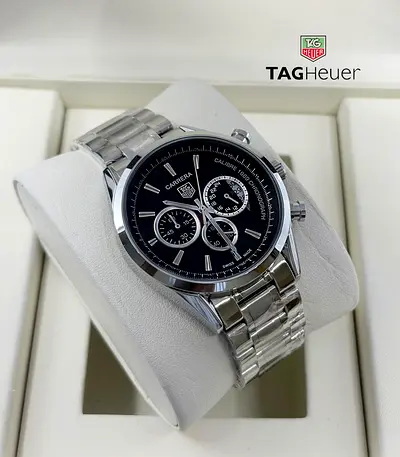 TAG heuer carrera mens quartz chrono watch