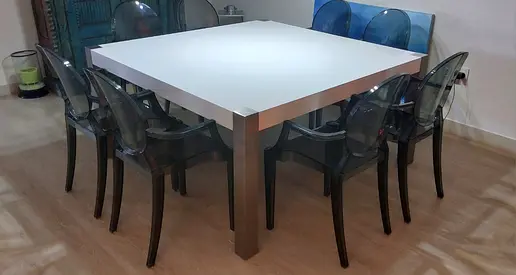 Modern square dining table! Table only.