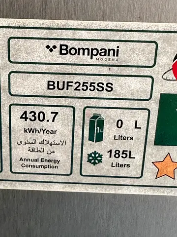 Bompani Upright Freezer / Refrigerator