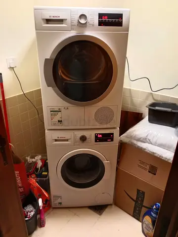 Bosch series 6 9kg washer and 9kg dryer separate set