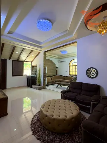 Furnished 3 BR Villa with Maids Room in khuzam 80k
