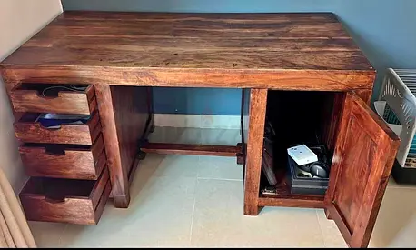 High quality wooden desk through away price