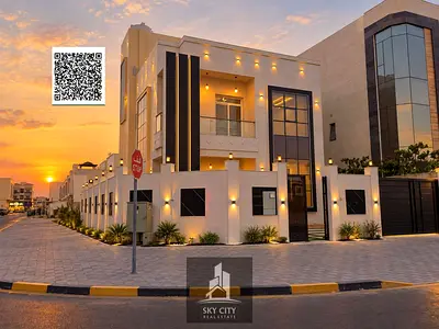 Corner villa for sale in Al Zahia