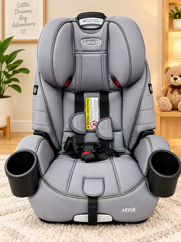 Graco 4Ever Convertible Car Seat - Grey, new Condition in original packaging