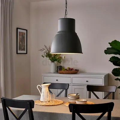 IKEA HEKTAR Pendant Lamp 38cm – Dark Grey – With Box