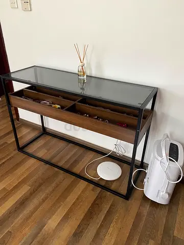 Console table with storage