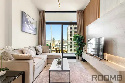 Elegant 1BR Living | Binghatti Emerald