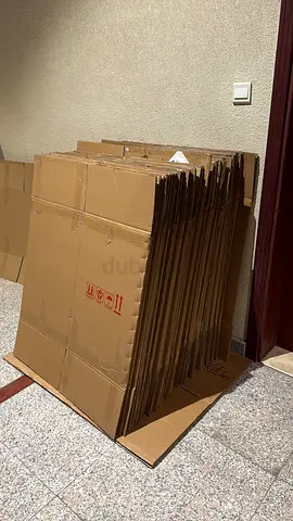 Bundle of Flat Packed Cardboard Boxes - New, Various Sizes (Approx. 30+)
