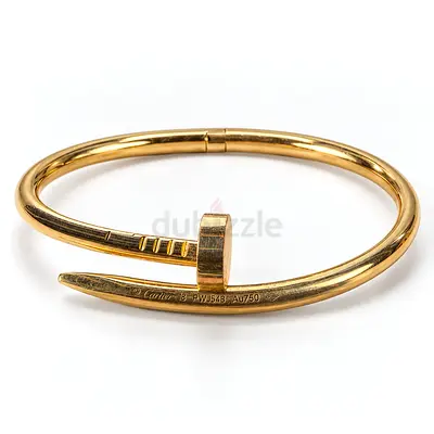 Cartier Juste un Clou 18k Yellow Gold Nail Bracelet - Size 18