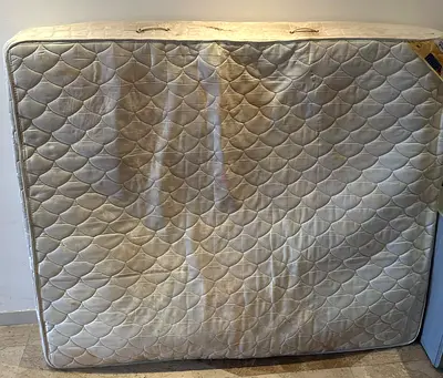Used Double/king Mattress - Good Structure, Some Stains