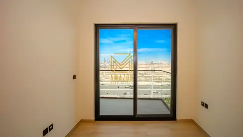 Modern 1BR Apartment | Binghatti Heights | Balcony & City View