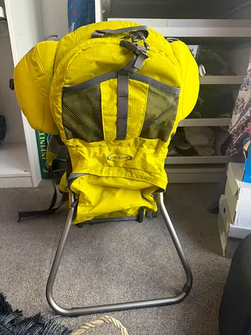Mont-Bell Original Child Carrier Backpack with built in chair and suncover