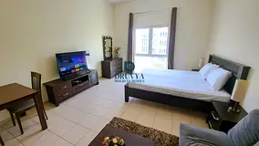 Fully Furnished studio Near Metro Station AED 6000/-