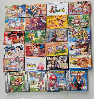 GameBoy Advance Game with box and paper manual in excellent condition