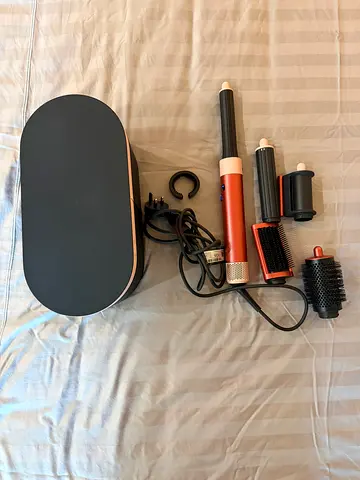 Dyson Airwrap i.d. + Dyson Airstrait + Attachment Stand – Full Bundle