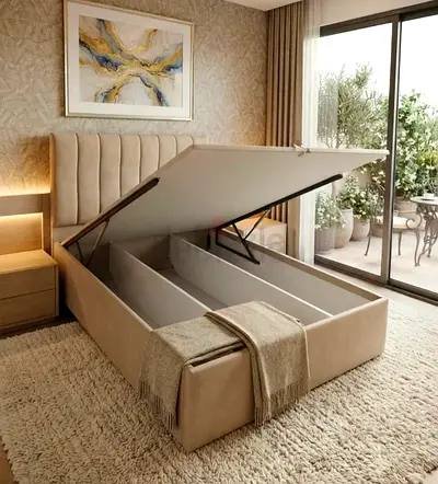 New Queen size 150/190 Hydrolic Storage bed For sale