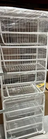 Two Storage shelves