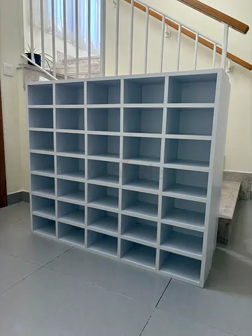 White Grid Storage Organizer Shelving Unit 110x95x20 (I have x2)