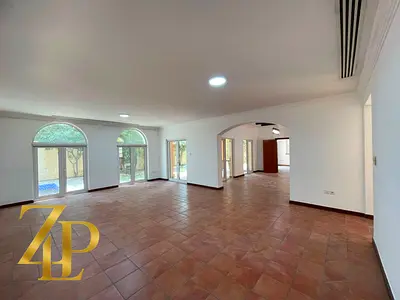 UPGRADED SPACIOUS 5BR + MAID`S ROOM VILLA | PRIVATE POOL | 10,785 SQ FT PLOT