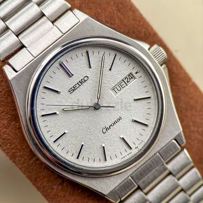 1981|SEIKO CHRONOS|ALL ORIGINAL|RARE SNOWFLAKESDIAL|PRESTINE CONDITION