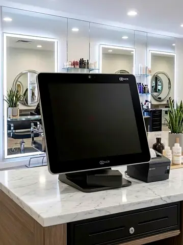 NCR Touchscreen POS Terminal with Receipt Printer and Cash Drawer life time software