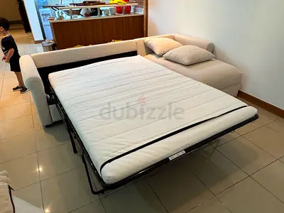Ikea Gronlid L Shape Sofa bed with mattress