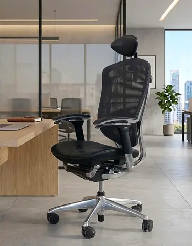 Ergonomic Mesh Office Chair with Headrest and Adjustable Contessa
