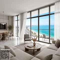 Superior Capital Appreciation. Full Organic Sea View 3BR: 5% Down, 5-Year Plan. Unmatched Rental App