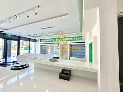 CHEQUES NEGOTIABLE | FULLY FITTED | LAGOON VIEW | AZIZI RIVIERA 22 | GLASS FRONTAGE