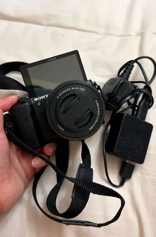 Sony Mirrorless Camera with 16-50mm Lens and Charger