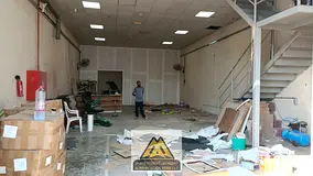 For Annual Rent Warehouse with Mezzanine 2,600 Sq Ft Al Jurf Industrial 1 Ajman Near Al Qabael Cente
