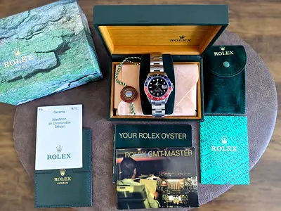 Rolex GMT-Master II 16710 Pepsi 2005 Full Set | Original Papers